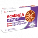 Аффіда Плюс табл.200мг/500мг №10