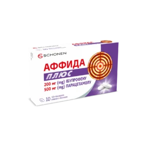 Аффіда Плюс табл.200мг/500мг №10