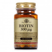 Солгар Біотин таблетки по 300 мкг, 100 шт.