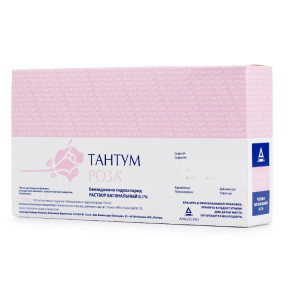 Тантум Роза раствор вагинальный, 140 мл, 5 шт.