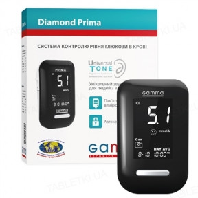 Глюкометр gamma diamond prima
