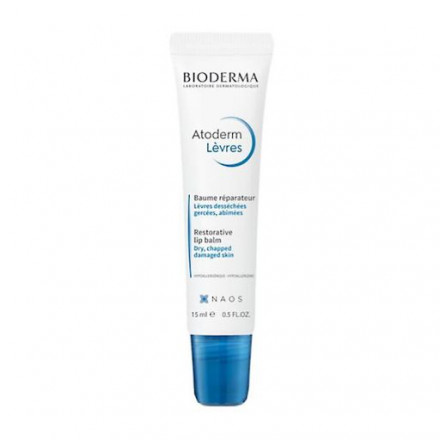 Бальзам для губ Bioderma Atoderm для сухой кожи, 15 мл