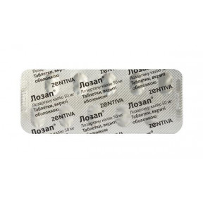 Лозап таблетки по 50 мг, 90 шт.