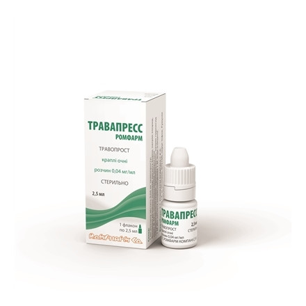 Травапресс ромфарм кр.оч. 0.04мг/мл фл.2.5мл №1