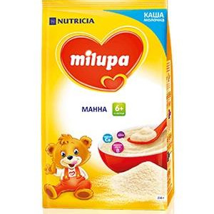 Мілупа каша мол.210г манна /0096