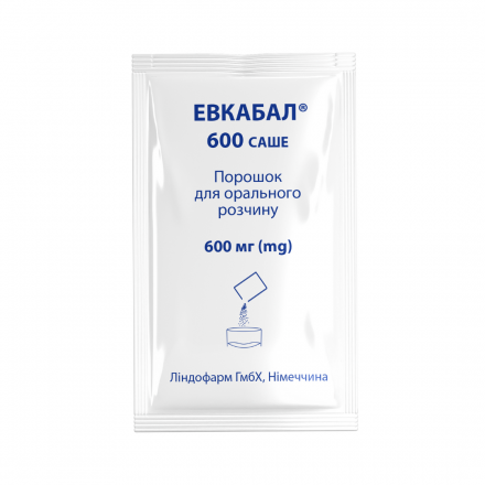 Эвкабал 600 мг N20 порошок в саше для раствора