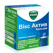 Вікс Актив бальзам з ментолом і евкаліптом, 25 г