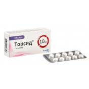 Торсид таблетки по 10 мг, 30 шт.