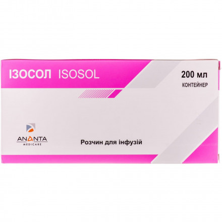 Ізосол розчин для інфузій, 200 мл