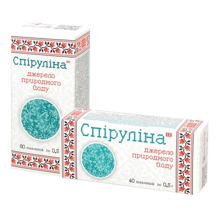 Спірулина табл. 0.5г №40