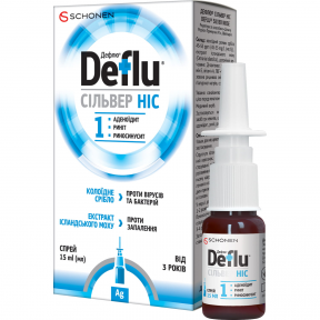 Дефлю Сільвер Ніс спрей назальний комплексної дії, 15 мл