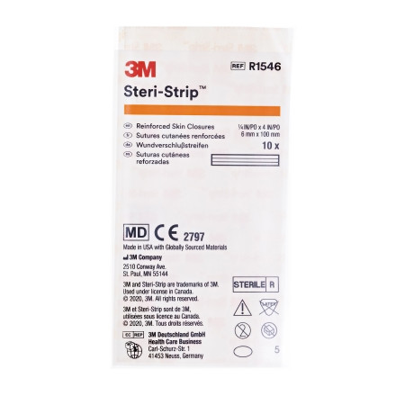 Пластир стері-стріп 6х100