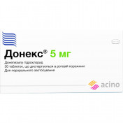 Донекс табл дисперг в рот порож 5мг №30(10х3)
