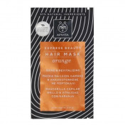 Маска для волосся Apivita Express Beauty Блиск і Оздоровлення з апельсином, 20 мл