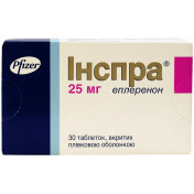 Інспра таблетки по 25 мг, 30 шт.
