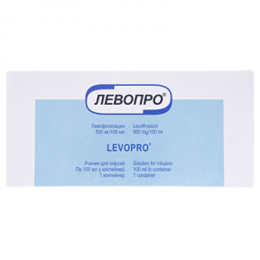 Левопро р-н 500мг/100мл 100мл