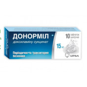 Донормил табл. розч. 15 мг 10