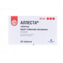 Аллеста 40 мг №30 таблетки