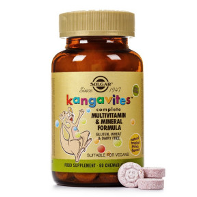 Солгар Кангавітес мультивітамінний комплекс для дітей у таблетках, 60 шт.