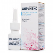 Форінекс спрей по 50 мкг/дозу, у флаконі 140 доз