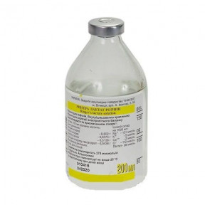 Рінгера лактат розчин, 200 мл