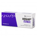 Небіар Плюс таблетки від підвищеного тиску по 5 мг/12,5 мг, 30 шт.