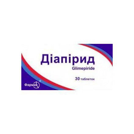 Діапірид 3 мг N30 таблетки