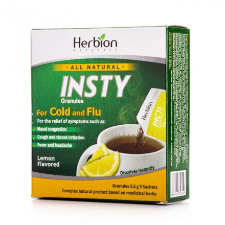 Інсті гранули від грипу та застуди, 5 шт.