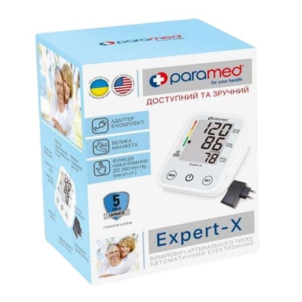 Тонометр автоматичний електронний PARAMED Expert-X