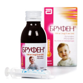 Бруфен сироп від лихоманки, 100 мг/5 мл, 100 мл