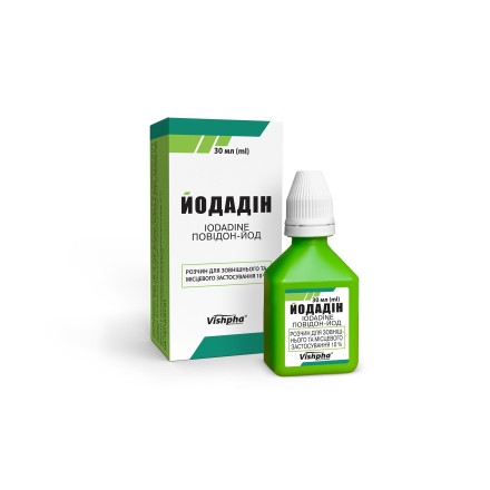 Йодадін р-н д/зовн.і місц.застос.10% фл.30мл