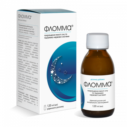 Фломма дієтична добавка для поліпшення якості сну і підтримки нервової системи, 120 мл