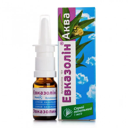 Эвказолин Аква спрей назальный 1 мг/г, 10 мл