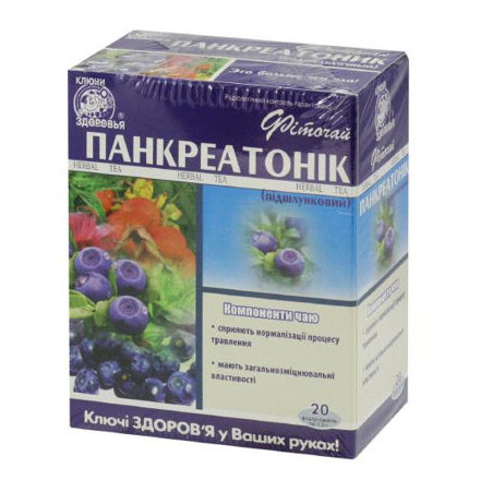 Фіточай "Панкреатонік" (підшлунковий) 1.5 г №20 "Ключі Здоров'я"