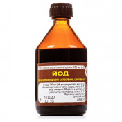 Йод раствор 5% 100 мл Фитофарм