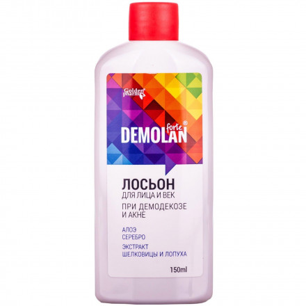 Демолан форте лосьйон для обличчя та повік при демодекозі і акне, 150 мл