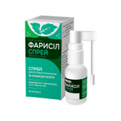Фарісіл спрей для горла м'ята 1,5мг/мл 30мл фл