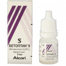 Бетоптик S краплі 0,25%, 5 мл