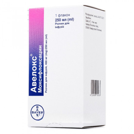 Авелокс раствор для инфузии, 250 мл