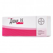 Діане 35 таблетки протизаплідні, 21 шт.