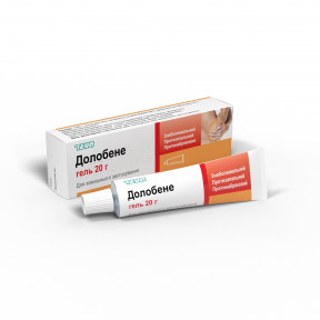 Долобене гель от болей в суставах и мышцах, 20 г