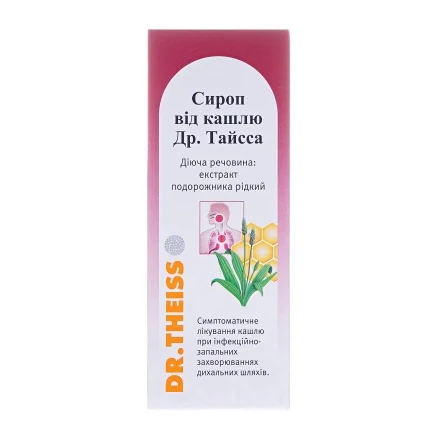 Сироп від кашлю Др. Тайсса 100мл