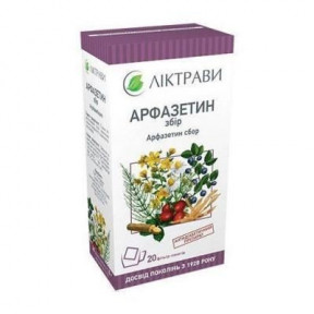 Арфазетин збір трав при цукровому діабеті, 75 г - Ліктрави