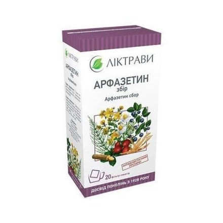 Арфазетин збір трав при цукровому діабеті, 75 г - Ліктрави