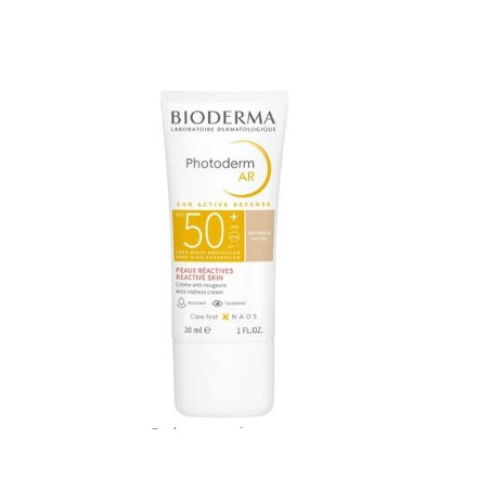 Крем солнцезащитный Bioderma Photoderm AR для лица с тональным эффектом, SPF 50+, 30 мл