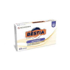 Бестіа Мелатонін капсули  №15 дієтична добавка