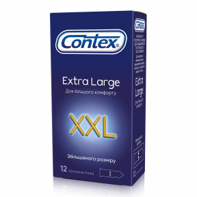 Презервативы Contex (Контекс) Extra Large XXL увеличенного размера, 12 шт.