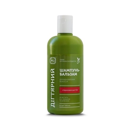 Ремос Яка ШАМПУНЬ-бальзам натур.для відновлення волосся ДІГТЯРНИЙ  500мл