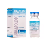 Квадроцеф порошок для розчину для ін'єкцій в флаконі по 1 г