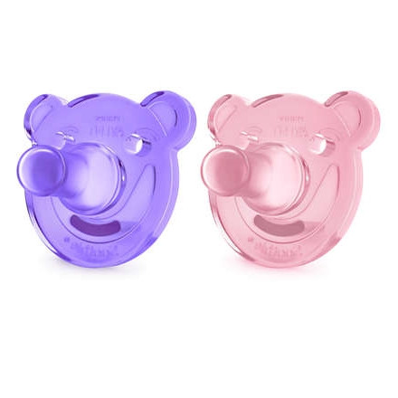 Авент пустушка фігурна 0-3міс. д/дівч. 2шт scf194/02